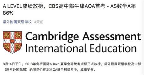15所国际学校A-Level成绩排行榜!